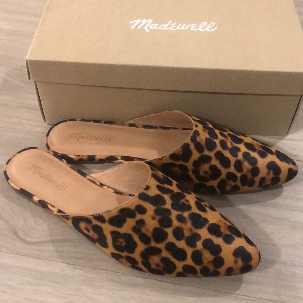 Madewell Leopard Mules